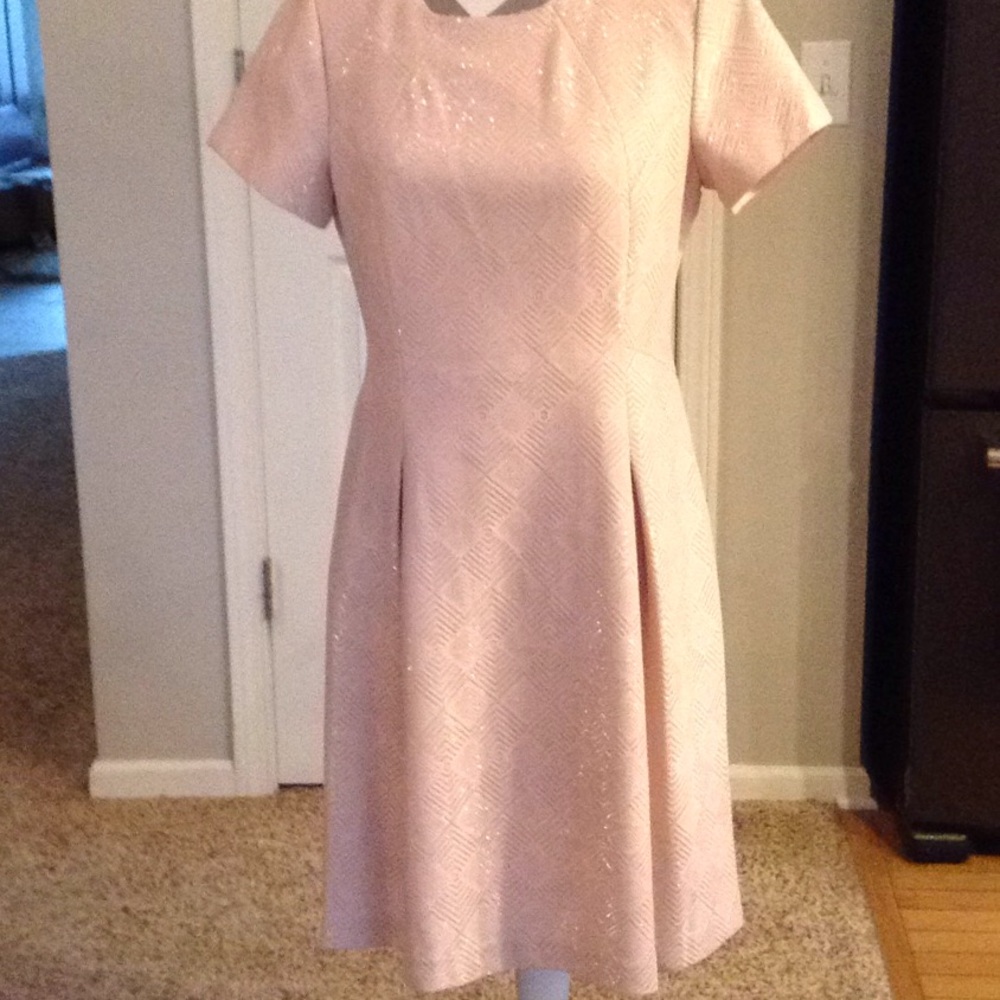 Beautiful light pink with silver design - size 12